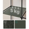 Portable Closet, Clothes Storage Organizer with 6 Shelves, 1 Clothes Hanging Rail, Non-Woven Fabric Closet 34.6 x 17.7 x 66.1 Inches - 4 of 4