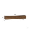 Grungis Wall Mounted TV Stand for TVs Up to 69 Inch,Floating Console Table with Led Lights and Power Outlet for Bedroom,Living Room - 3 of 4