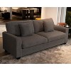 83 Inch Sofa, Comfy Couch, Modern Sofa, 3 Seater Sofa with Deep Seat, Lounge Cozy Sofa for Living Room Apartment Small Space, Corduroy Sofa - 3 of 4