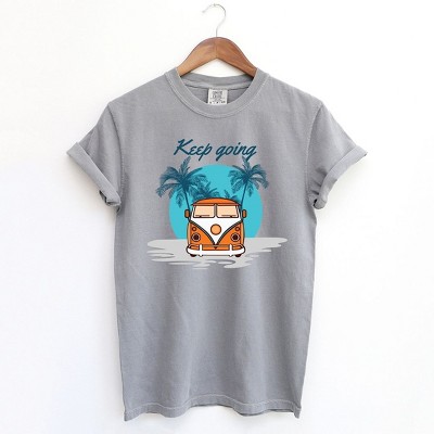 Simply Sage Market Women's Keep Going Van Short Sleeve Garment Dyed Tee