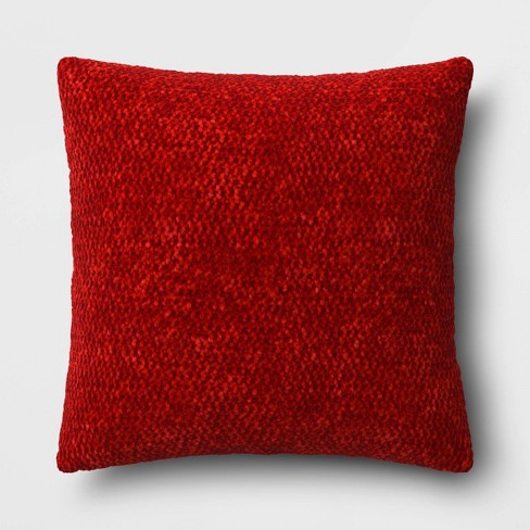 Target red throw outlet pillows