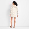 Women's Lace Mini Sheath Dress - Future Collective Cream - 2 of 3