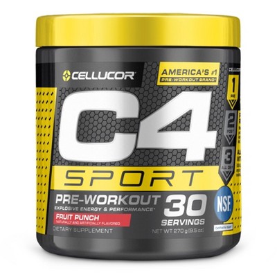 Cellucor C4 Sport Pre-Workout Powder - Fruit Punch - 9.5oz