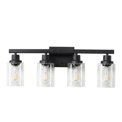 Maliang 24" Modern 4-Light Bathroom Vanity Light Fixture (No Bulbs)