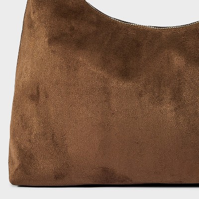 Сумки Universal Thread Faux Suede Slouch Shopper - Universal Thread™ Brown — фото 5