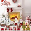 13" H Christmas Snowman Family with Red Knitted Scarf and Hat Christmas Decor, Christmas Family Snowman Figurines Ornaments Tabletop Decorations - 4 of 4