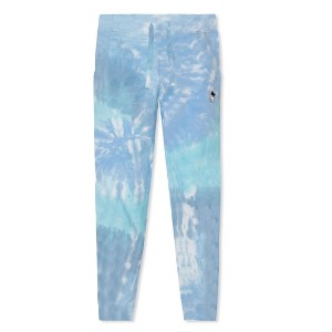 Dalix Astronaut Tie Dye Fleece Jogger Pants Mens Cotton Blend Drawcord Ribbed Cuff Sweatpants Front Pockets - 1 of 4