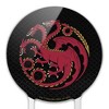 House Of Dragon Targaryen Sigil Scales Acrylic Cake Topper - 3 of 4