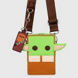 Disney 100 Star Wars Grogu Unified Character Crossbody Bag - Brown/Green Disney Store