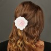 Unique Bargains Artificial Flower Peony Hair Clip 2 Pcs - 2 of 4