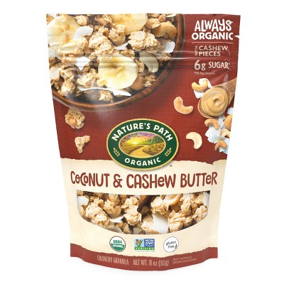 Nature's Path Organic Gluten Free Coconut & Cashew Butter Granola ...