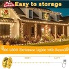 500 LED 164 FT Christmas Tree Decorative String Lights, UL Listed Plug in Dimmable with Remote Control - 2 of 4