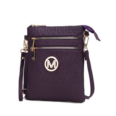 MKF Collection Andrea Milan M Signature Crossbody Bag by Mia K