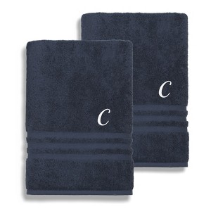 Linum Home Textiles 100% Turkish Cotton 2PC Denzi Bath Towel Set - 1 of 1