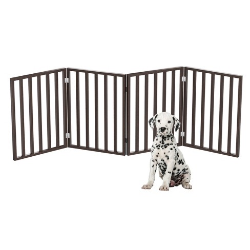 Pet Adobe Freestanding 4 Panel Folding Pet Gate