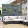 72" H Dovelina Outdoor Privacy Screen Decorative Garden Fence - 2 of 4
