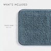 Plush Absorbent Bath Mat Rug with Anti-Skid Rubber Backing - Becky Cameron - 3 of 4