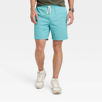 Men's 7" Everyday Pull-On Shorts - Goodfellow & Co™ Turquoise Blue XXL