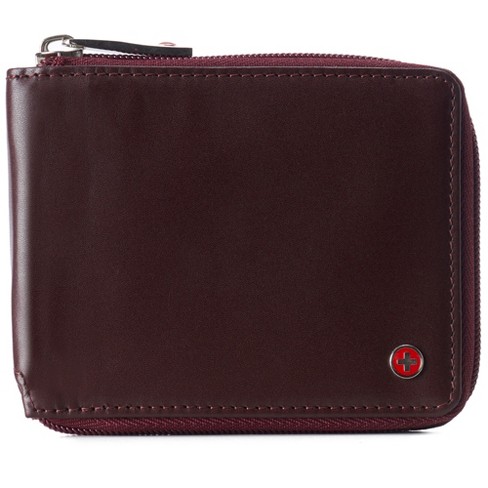 Men's Wallet Leather Bifold ID Card Holder Short Purse