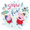 Girl's Peppa Pig Christmas Snow Much Fun T-Shirt - 2 of 4