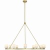 Crystorama Lighting Aragon 12 - Light Chandelier in  Soft Brass - 3 of 4
