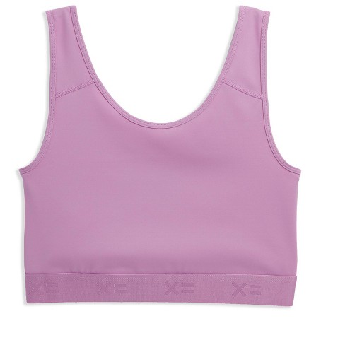 Tomboyx Compression Top, Full Coverage Medium Support Top Sugar Violet Xxx  Large : Target