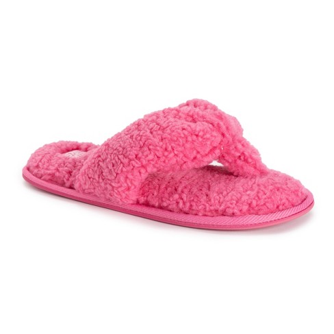 Muk Luks Women's Taryn Thong Slipper-azalea Pink Xl (11-12) : Target