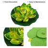 Unique Bargains Artificial Lotus Flower for Garden Ponds Pool Decor 1pcs - image 3 of 4