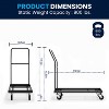 Emma and Oliver Folding Chair Dolly Storage - Party Event Rental Furniture - 4 of 4