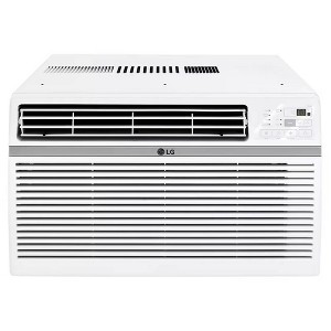 LG LW1424RD 14,000 BTU Window Air Conditioner with Remote - White - - 1 of 4