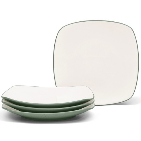 Noritake Colorwave Green Set Of 4 Square Dinner Plates Target