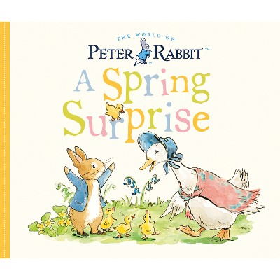 A Spring Surprise - (Peter Rabbit) by  Beatrix Potter (Board Book)