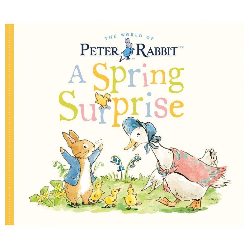 A Spring Surprise - (Peter Rabbit) by  Beatrix Potter (Board Book), 1 of 2