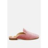 Ouzini Velvet Textured Slip On Mules - 2 of 4