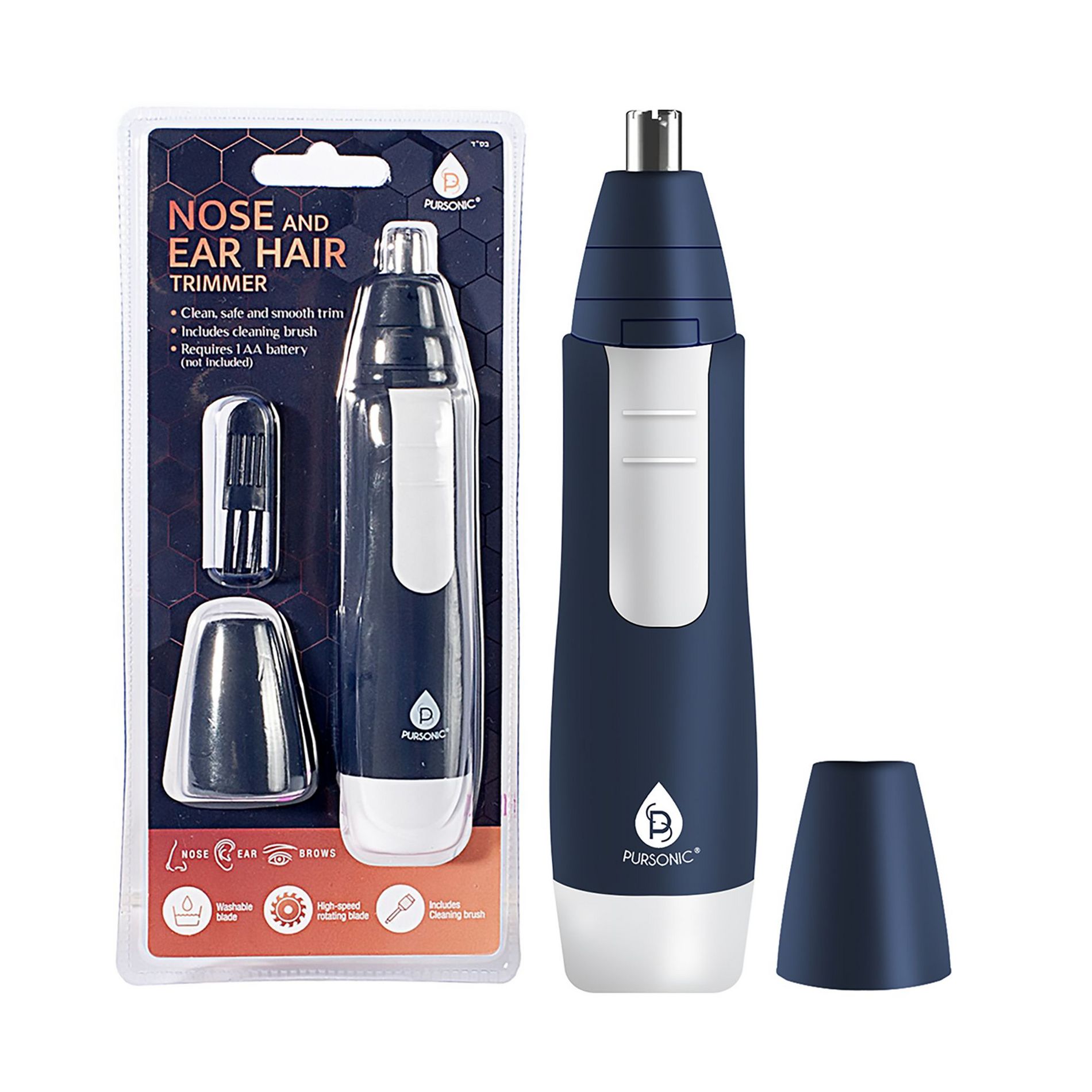 Pursonic Nose and Ear Hair Trimmer