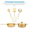 Best Choice Products Pretend Play Wooden Farmhouse Kitchen Set w/ Storage, Clicking Knobs, 5 Accessories - 4 of 4