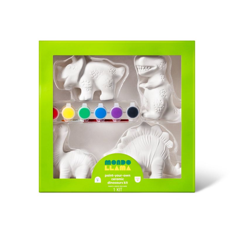 Paint-Your-Own Ceramic Dinosaurs Kit - Mondo Llama&#8482;, 1 of 9