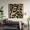 Nadja Minimalist Abstract Leaves 1 Wood Wall Mural - society6 - 2 of 2