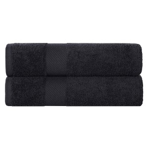 Modern Solid Classic Luxury Egyptian Cotton Towel Set by Blue Nile Mills - 1 of 4