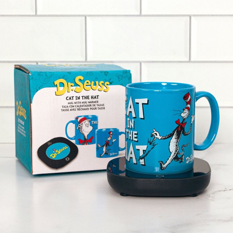 Uncanny Brands Dr. Seuss Cat In The Hat Mug with Warmer, 5 of 6