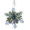 Ganz 2.25 In Winter Ice Teeny Snowflakes Christmas , Kissing Krystals Ornaments Beads (6PC) - 2 of 4
