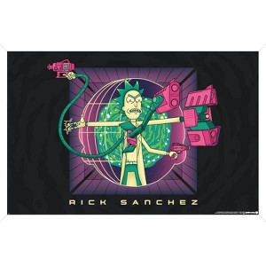 Trends International Rick And Morty: Season 8 - Rick Sanchez Framed Wall Poster Prints - 1 of 4