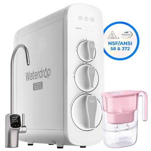 Waterdrop G3P600 8-Stage RO Reverse Osmosis System with Elfin Water Filter Pitcher - 1 of 4