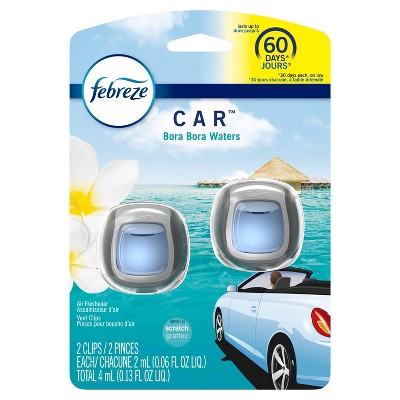 Febreze Car Bora Bora Air Freshener - 2ct