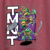 Women's - Teenage Mutant Ninja Turtles - Donatello, Raphael, Leonardo, & Michelangelo Graphic Racerback Tank - 2 of 4