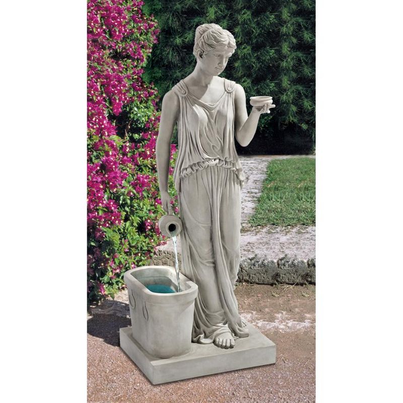 Design Toscano Hebe, Goddess Of Youth Garden Fountain - Off-White, 2 of 6
