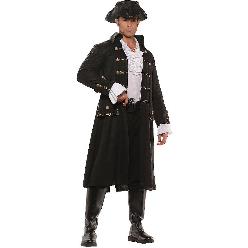 Halloween Express Men's Pirate Captain Darkwater Costume, 1 of 2