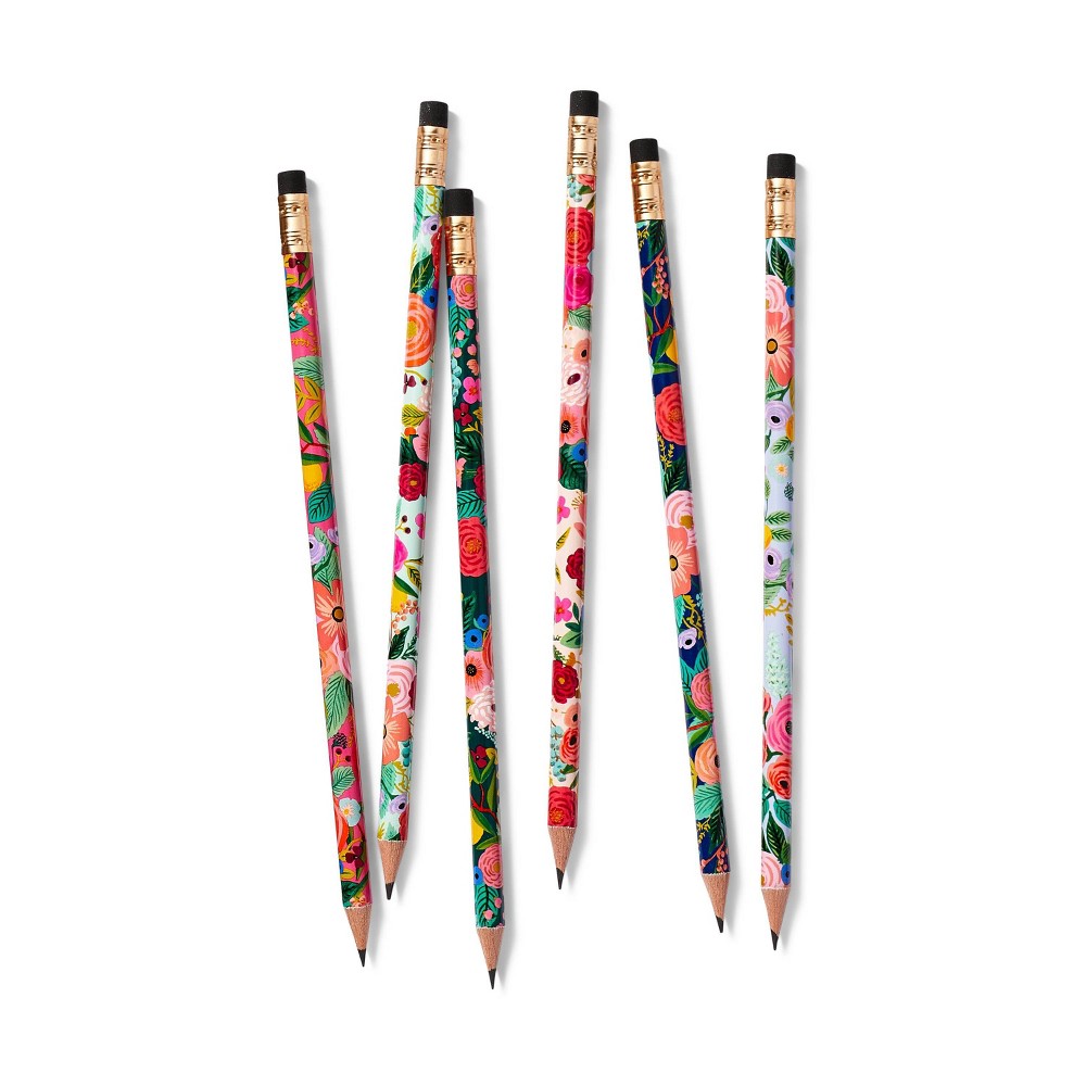 Photos - Accessory Rifle Paper Co. 6ct Garden Party Pencils