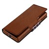 SAHARA - Brown Leather Folio Wallet Case - Samsung Galaxy Z Fold3 and Fold3 5G - 3 of 4