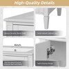 Okak Modern Freestanding Bathroom Vanity with Sink Combo,Solid Wood Bathroom Storage Cabinet with 2 Doors & Tip-out Drawer - 3 of 4